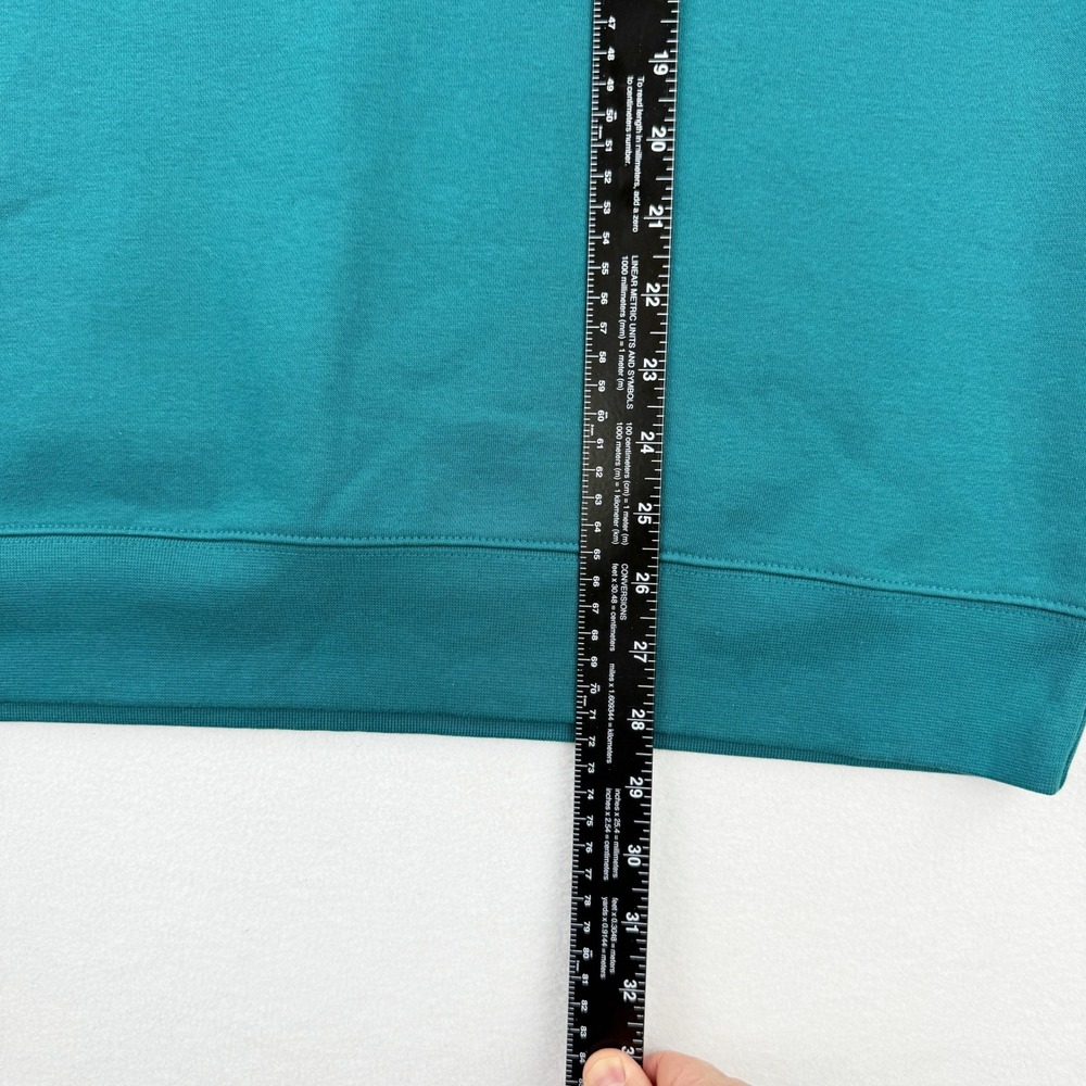 ADIDAS 3 Stripe Crew Sweatshirt Adicolor Size L Mens Legacy Teal JM6125 - New - Picture 7 of 7